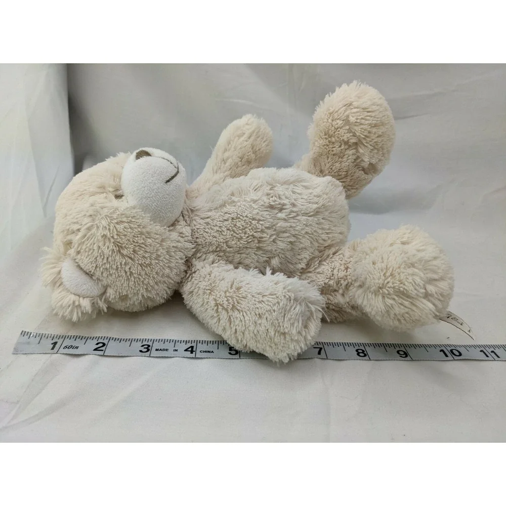 Cocalo‎ Bear Plush Rattle Beige 10 Inch Stuffed Animal Toy